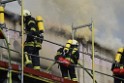 Dachstuhlbrand Koeln Poll Geislarerstr P174